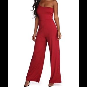 One-Shoulder Jumpsuit